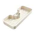 thumbnail image 2 of Plastic Shower Shelf, Multi Functional Organizer With Sturdy Hooks, for Bathroom Storage, White, 2 of 6