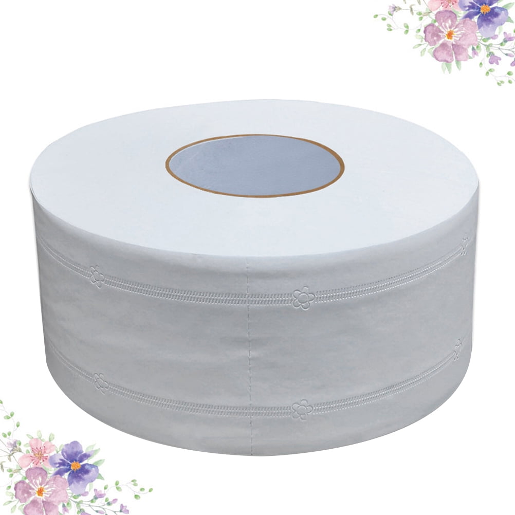 WHAMVOX 2pcs Large Roll Paper Toilet Paper Household Toilet Paper for Home Office Workshop