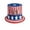 A, variant on Beforeyayn 4Th Of July Hat America Flag Top Hats, Patriotic Party Hat Accessory For Adults, Party Or Parade, Red White And Blue Hat For Independence Day Celebration