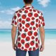 thumbnail image 4 of Fotbe Cartoon Ladybug Camisa Hawaiana para Hombre Unisex – Camisa Casual de Verano con Botones de Manga Corta de Algodón y Lino,3X-Large, 4 of 7