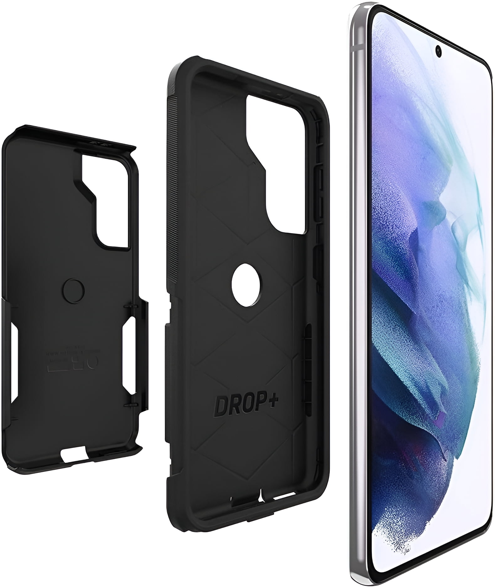 OtterBox Commuter Series Case for Samsung Galaxy S21 5G Only - Non-Retail Packaging - Black