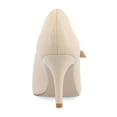 thumbnail image 4 of Journee Womens Sidney Narrow Width Pointed Toe Mid Heel Pumps, 4 of 10