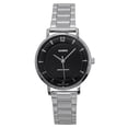 thumbnail image 1 of Casio Standard Montre pour Femme Analogique en Acier Inoxydable, Cadran Noir, Quartz LTP-VT04D-1A, 1 of 2
