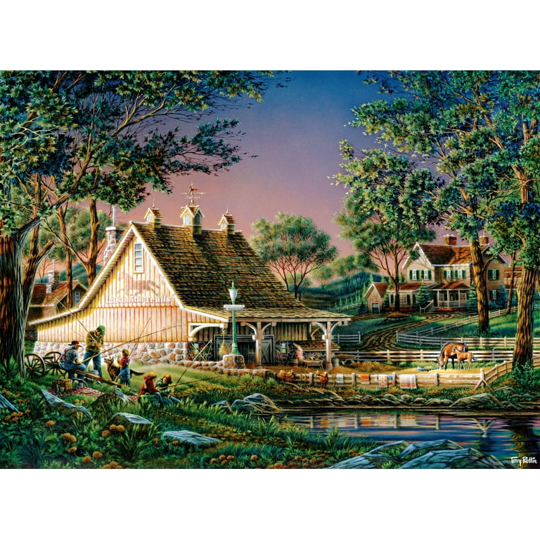 Buffalo Games - Terry Redlin's Family Time 1000-Piece Jigsaw Buffalo Games - Terry Redlin's Family Time 1000-Piece Jigsaw