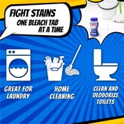 Amaze!® Ultra-Concentrated Bleach Tablets – Powerful Stain-Fighting & Whitening Laundry & Home Cleaning, 32 count, Lavender