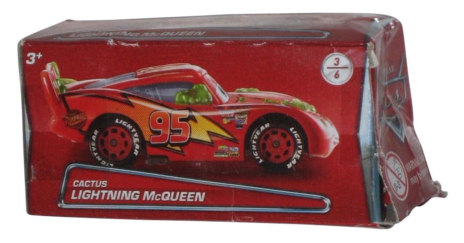 Disney Pixar Cars Movie Cactus Lightning McQueen Boxed Toy Car - Walmart.com