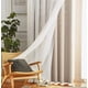 thumbnail image 2 of Cortina Lisa Con Tul Y Diseño Estrella De 100×130 Cm 2 Pzs Modelo Beige, 2 of 4