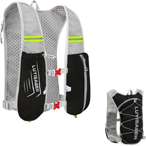 EXLEAF 2026 New Lightweight Running Vest Hydration Backpack Hiking Climbing Cycling Fitness Bag, Outdoor Sports, Marathon, Endurance Training, Travel, Running, Backpacking
