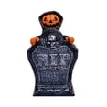 thumbnail image 3 of AuroraX Halloween Animated Tombstone Halloween Graveyard Decorations Sound Activated Battery Operated Spooky Light Up Outdoor Halloween Decorations Black, 3 of 7