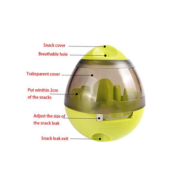 OurPets IQ Treat Ball Food Dispensing Toy for Dogs 4 inch