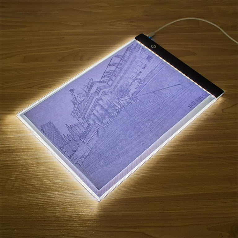 A5 LED Drawing Pad, Led Light Pad A5 Led Light Table Ultra-thin Led Light  Boxes, A5 LED Copy Board, Coloring Pad, Sketch Pad, with USB Cable, for  Stencil, Animation, Drawings 