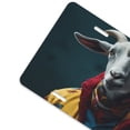 thumbnail image 2 of Zufioo Surrealist Goat Print Car Aluminum Front License Plate, 12x6 Inch Decorative Personalized Car License Plate Car Accessories, 2 of 8
