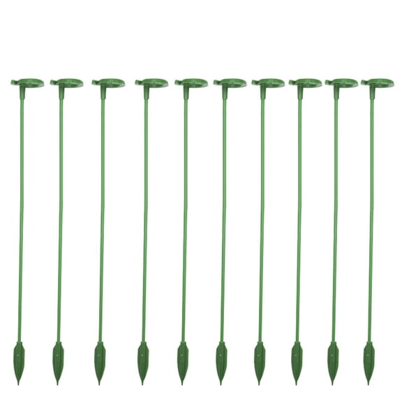 YDYB 10 Pack Plant Support for Indoor Plants, 6.7 Inch Plastic Plant Stake Support, for Garden Plants