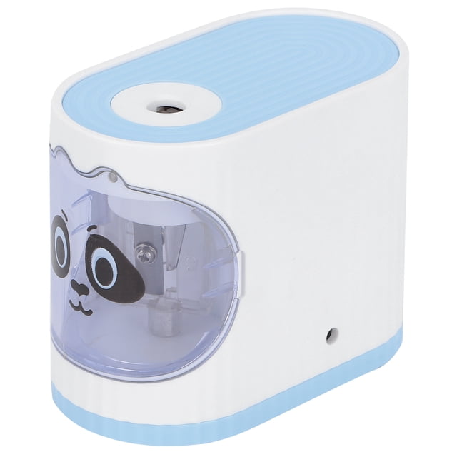 Pencil Sharpener, Electric Pencil Sharpener Large-capacity Shaving Trough USB Powered Battery Powered With Replaceable Knife Holder For 6~8mm Diameter Pencil Pink,Blue,Black