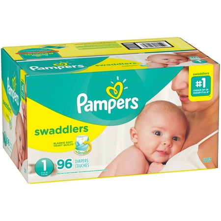 Pampers Swaddlers Newborn Diapers Size 1 96 Count