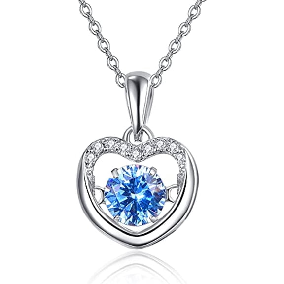 TANGPOET I Love You Necklace Heart Necklaces Pendant for Women Mother' s Day Valentine Jewelry Gifts