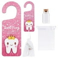 thumbnail image 2 of Home Tooth Immortal Gift Bag Door Hanger Tooth Immortal Kit with Keepsake Bottle Velvet Pouch Teeth Box Gift for Losing Teeth Boy Girl Home Essentials, 2 of 7