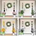 thumbnail image 5 of 20” Artificial Eucalyptus Wreath, Full & Lifelike Greenery Wreath with Frosted Tips, Christmas Door Decoration, All-Season Farmhouse Wedding Wall & Outdoor Decor, 5 of 6