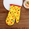 thumbnail image 6 of Dalrosia Heat Resistant Thick Cotton Oven Mitts Set, Soft Quilted Lining for Hot Pans and Oven, Kitchen Mitt Pair Protect Hands, Cooking Baking, 6 of 6