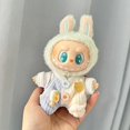 thumbnail image 1 of Ropa para muñecas de peluche en miniatura, accesorios y atuendos para muñecas ídolos de Corea del Kpop Exo Labubu V1 V2, ropa de regalo de dinosaurio de ganso y macarrón, 1 of 5