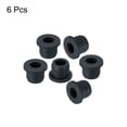 thumbnail image 3 of 6Pcs tapón de goma en forma de T Diámetro de montaje 13mm ID 8mm H 12mm protección de sellado agujeros cable negro, 3 of 5