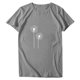 thumbnail image 1 of Blusa de manga corta con cuello redondo y estampado de tallas grandes para mujer OAVQHLG3B Store  lin121212, 1 of 4
