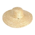 thumbnail image 4 of Sombrero de paja con protección solar para trabajo shamjiam ligero funcional transpirable correa de barbilla ajustable Diámetro 40cm, 4 of 8