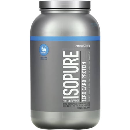 Nature's Best Isopure Zero Carb Protein - Creamy Vanilla 25 g protein 3 lbs Pwdr
