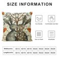 thumbnail image 5 of Qinduosi  Happy Easter Bunny Eggs Grey Buffalo Plaid Throw Pillow Covers, Hello Spring Rabbit Cushion Case Decoration for Sofa Couch of White, 5 of 5