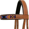 thumbnail image 3 of Western Leather Bridle – Bitless Training Sidepull with Reins, 3 of 3