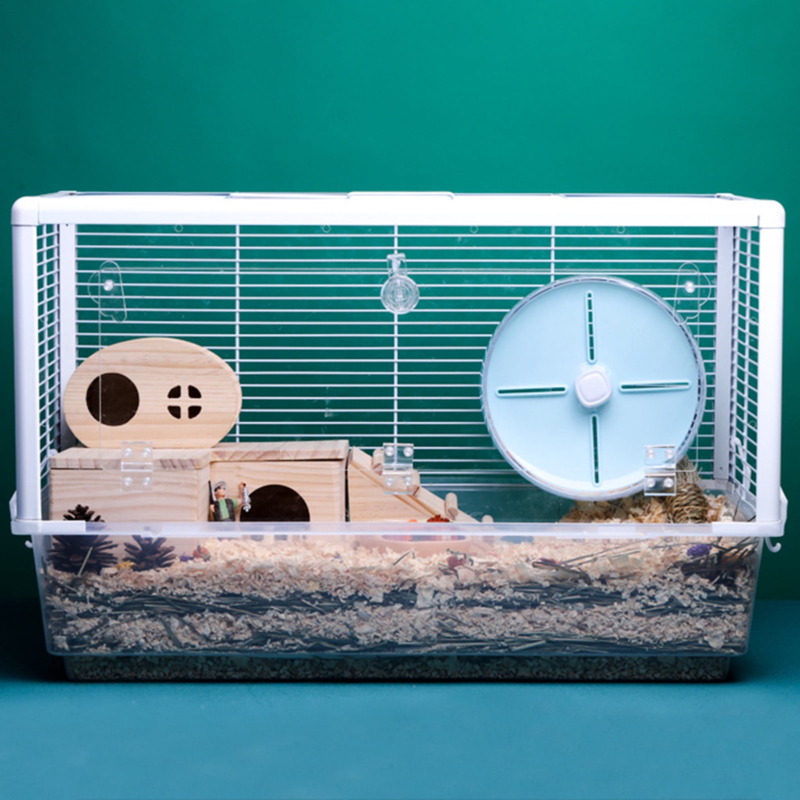 shenmeida Hamster Exercise Wheel Silent Spinning Running Wheels with Stand for Hamsters, Gerbils, Mice and Other Small Pets