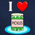 thumbnail image 3 of CafePress - I Love Pickles Dark T Shirt - Men's Classic Graphic Cotton T-Shirt, 3 of 4