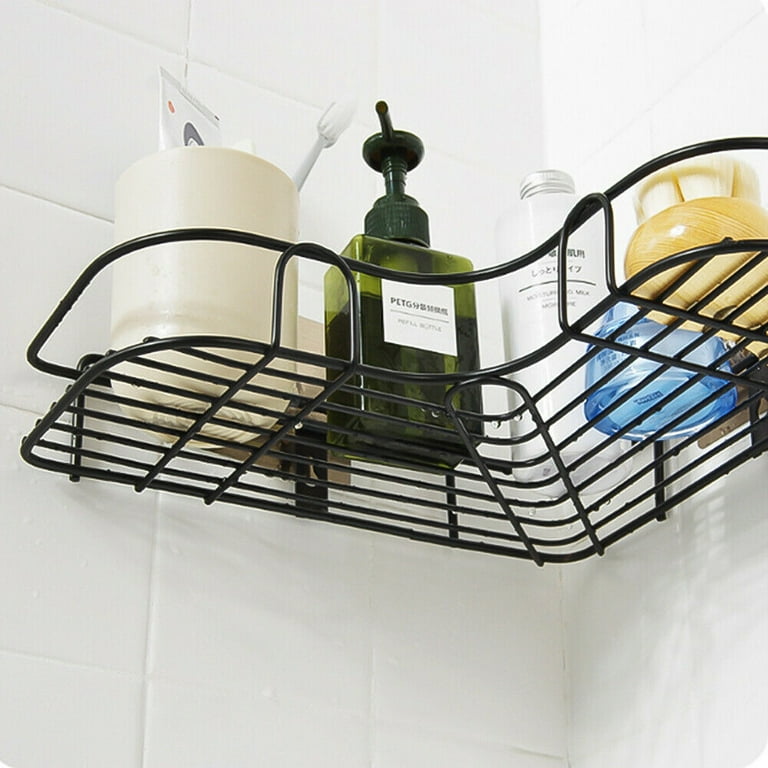 Dropship 2Pcs Corner Shower Caddy Anti-Rust Soap Holder Hanging Hook No  Drilling Adhesive Shower Organizer Corner Shelves Bathroom Kitchen to Sell  Online at a Lower Price