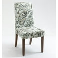thumbnail image 2 of Set of 6 Cover Removable Interchangeable Upholstered Dining Chairs Linen Parsons Diner Chair Upholstered Fabric Dining Room Chairs with Solid Wood and Padded Seat Dining Chair (Taupe), 2 of 8