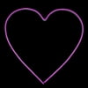 Northlight 17.75" Neon Style LED Lighted Valentine's Day Heart Window Silhouette Decoration