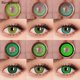 thumbnail image 2 of Bio-essence-lentillas verdes de colores para ojos, accesorios de Anime, Cosplay, Halloween, 1 par, 2 of 4