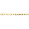 thumbnail image 3 of 14K Yellow Gold 3mm Concave Anchor Chain, 3 of 6
