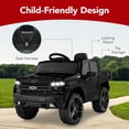 thumbnail image 6 of Best Choice Products 12V 2.5 MPH Licensed Chevrolet Silverado Ride On Truck Car Toy w/ Parent Remote Control - Black, 6 of 8