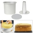 thumbnail image 4 of GUOOL Assiette en Alliage d'Aluminium pour Petit Cheesecake 5 Po et Fond, 4 of 9