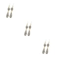 thumbnail image 2 of Pendientes colgantes Jumpingount 1 par en forma de gota de agua aleación color rojo verde negro blanco Gris, 2 of 6