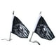 thumbnail image 5 of Mástil De Bandera Americana Para Motocicleta, Kit De Montaje De Mástiles De Tapa De Maletero L R Cromado De Aluminio, 2 Piezas De Repuesto Para Gold Wing Tour 2018-2020 Para, 5 of 7