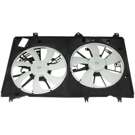 SCITOO 167110P190 Electric Radiator Condenser Engine Dual Cooling Fan Fit for 2010-2013 for Toyota for Highlander