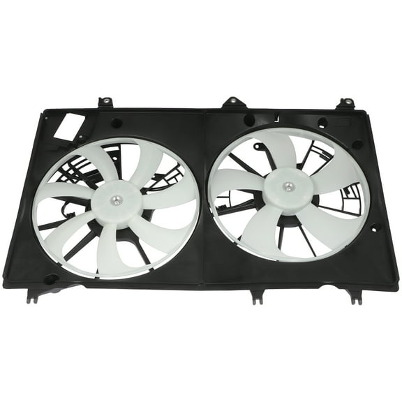 SCITOO 167110P190 Electric Radiator Condenser Engine Dual Cooling Fan Fit for 2010-2013 for Toyota for Highlander