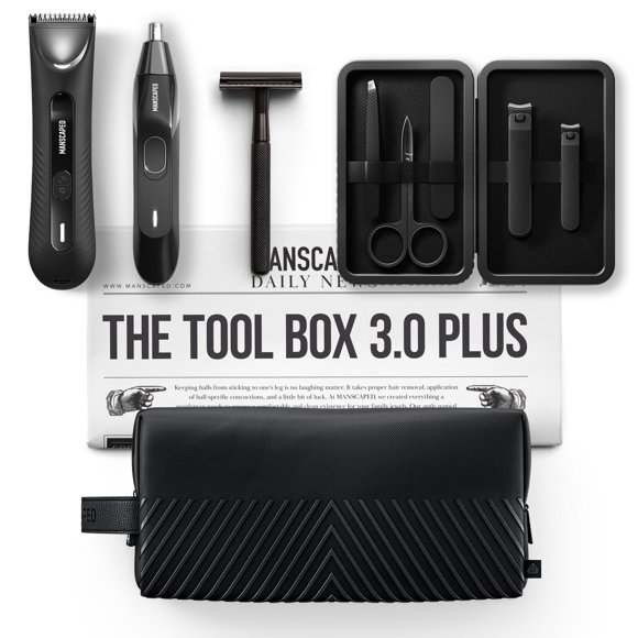 Set de aseo MANSCAPED® Tool Box 3.0 Plus con cortacésped® 3.0