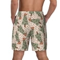 thumbnail image 2 of Lsque Mens Swim Trunks Cowboy Christmas Trees Pattern - Bathing Suit Compression Liner - Beach Swim Shorts Swimwear - (S-3XL) - Stretch Quick Dry -3X-Large, 2 of 9