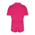 thumbnail image 3 of COM1950s Shorts pour Femmes, Pantalons pour Femmes, Pantalons Décontractés à Poches pour Femmes, Ensembles de Sport à Manches Courtes et Col Rond, Hauts Aguichant Décontractés pour Femmes, Hauts pour Femmes, Hauts à Manches 3/4 pour Femmes, 3 of 5