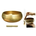 thumbnail image 5 of Tibetan s Set-Perfect Meditation Yoga & made Bowl-with Mallet Cushion - dia 11cm kits 1, 5 of 6