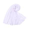 thumbnail image 2 of 2026 Hijab Scarf for Women Soft Cotton Muslim Jersey Hijab Head Wrap Scarves Fashion Long Scarf Shawls White, 2 of 4