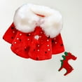 thumbnail image 5 of Hicidod Baby Girl Fleece Jackets Winter Faux Fur Fuzzy Cute Warm Coats Thick Outwear Furry Toddler Jackets, 5 of 6