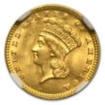 thumbnail image 2 of $1 Indian Head Gold Dollar Type 3 MS-64 NGC/PCGS, 2 of 3